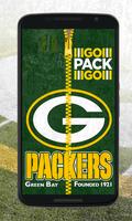 Green Bay Packers Zipper Lock Screen Plakat