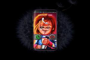 Instant Video Call Chucky: Simulation الملصق