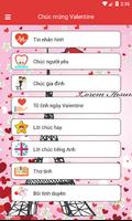 Tin nhắn yêu thương Valentine syot layar 3