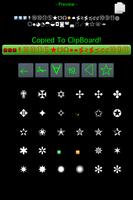 Unicode Icons  Special Symbols captura de pantalla 2