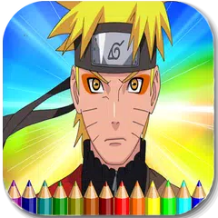 Naruto and Boruto coloring