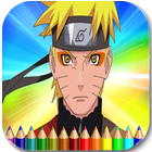 Naruto and Boruto coloring आइकन