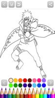 Naruto and Boruto coloring पोस्टर