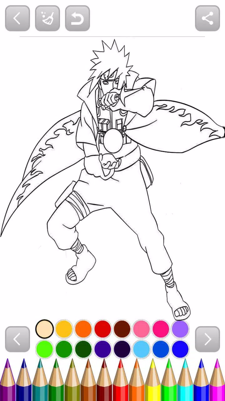  Collections Naruto Coloring Pages Minato  Best HD