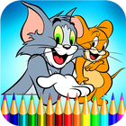 Tom and jerry coloring 2 icône