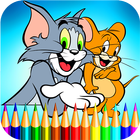 Tom and jerry coloring 2 آئیکن