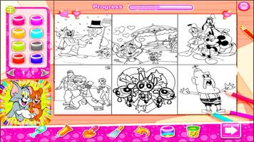 Tom and jerry coloring 2 اسکرین شاٹ 2