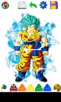Goku super saiyan coloring ภาพหน้าจอ 2