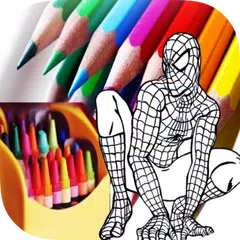 spider coloring man APK Herunterladen