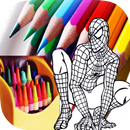 spider coloring man APK