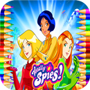 Totally spies coloring APK