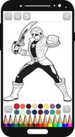 power rangers coloring book Affiche