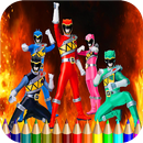 coloring book for power rangers APK