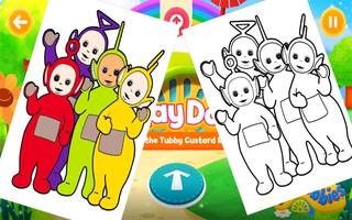 teletubbies coloring ภาพหน้าจอ 1