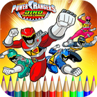 power rangers coloring-icoon