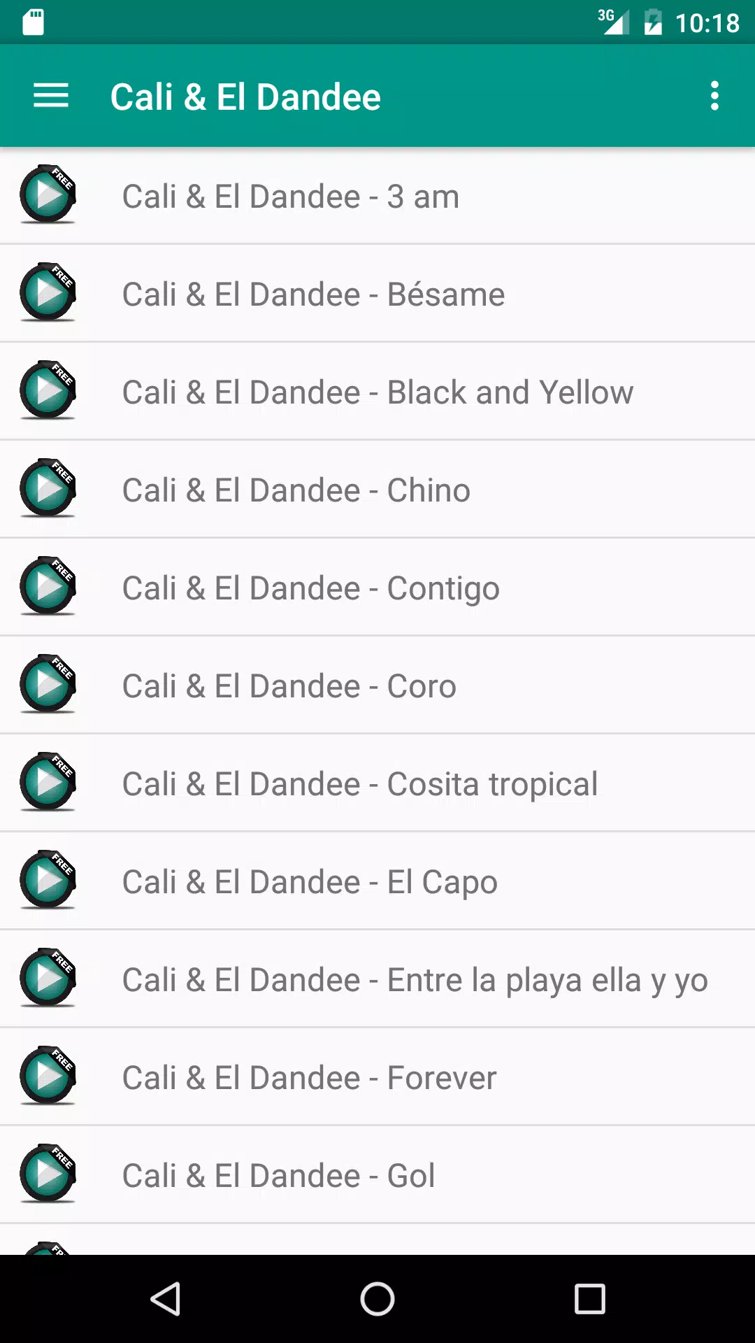 Descarga de APK de Cali & El Dandee Letras Música para Android