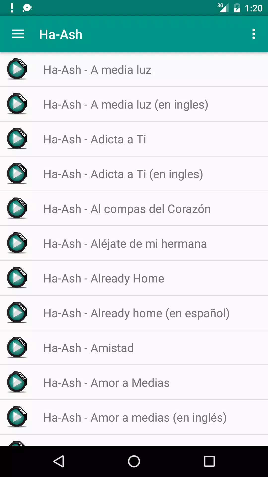 Descarga de APK de Ha-Ash Letras Música para Android
