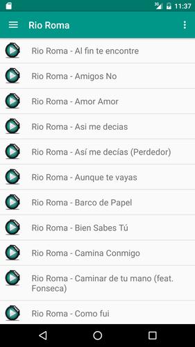 Rio Roma Letras Música APK for Android Download