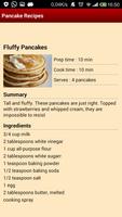 Pancake Recipe capture d'écran 1