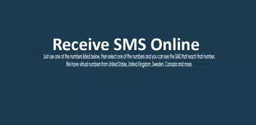 Receive SMS Online