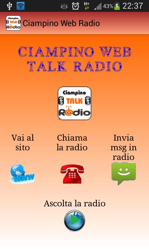 Ciampino Web Talk Radio App for Android - APK Download