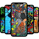 Graffiti wallpapers Street HD  and Background آئیکن