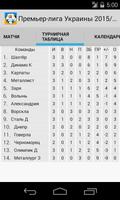 Премьер-лига Украины 2015/16 capture d'écran 1