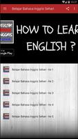 Belajar Bahasa Inggris Sehari Poster