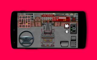 Fire Rescue 911 Simulator 3D-poster