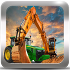 Tractor Concrete Excavator 3D ikona