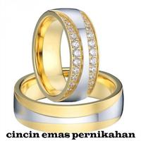 cincin emas pernikahan الملصق