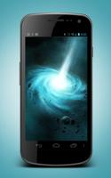 Black Hole Live Wallpaper captura de pantalla 1