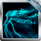 Blue Smoke Live Wallpaper icône
