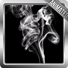 Black Smoke Live Wallpaper icono