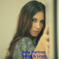 India Martinez y Letras Musica Affiche
