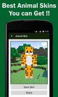 Animal Skins for Minecraft PE poster
