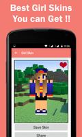 Girl Skins for PE Minecraft Affiche