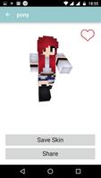 Girl Pony Skins for Minecraft Poster