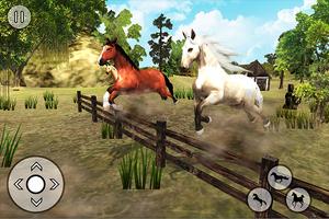 Virtual Horse Family Jungle Simulator Affiche