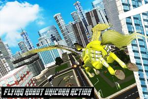 Flying Robot Horse Transform Car screenshot 2