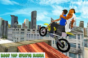 Rooftop Bike Rider Stunts 2k18 постер
