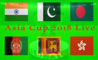Asia cup 2018 Live Streaming captura de pantalla 1