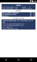 IRON DOSE CALCULATOR ảnh chụp màn hình 3