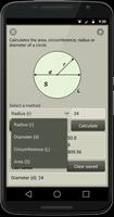 Fast Circle Calculator screenshot 1