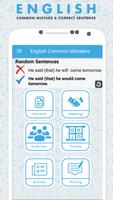 English common mistake & correct  sentences اسکرین شاٹ 2