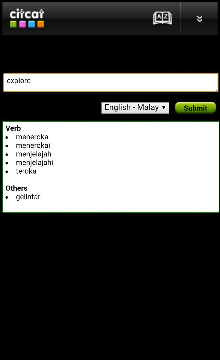 Translate Malay to English: Cit Cat for Android - APK Download