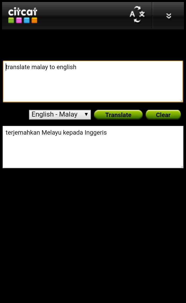 Translate Malay To English Cit Cat For Android Apk Download