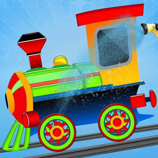 火車引擎洗: 孩子遊戲