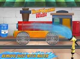 Moteur Train Wash: jeux enfant Affiche