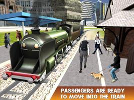 3D City Passenger Train Driver capture d'écran 2